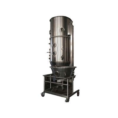 Medicine Curing Full Automatic Vertical Fluid Bed Dryer Multilayer Stainless Steel Filter High Precision Medical Drying Machine