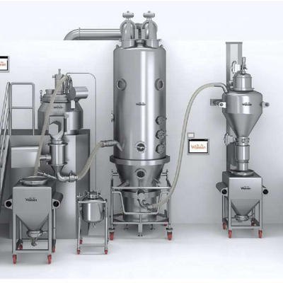 High Quality Pharmacy Production Fluid Bed Dryer And Granulator Pharmaceutical Fluidized Bed