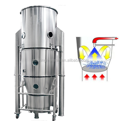 Medicine Processing Pharmaceutical FL-30 Fluid Bed Dryer , Fluidized Bed Granulator Price